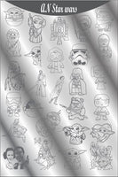 AN STAR WARS stamping plate