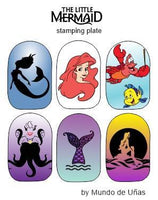 THE LITTLE Mermaid stamping plate