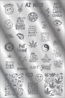AZ WEED stamping plate