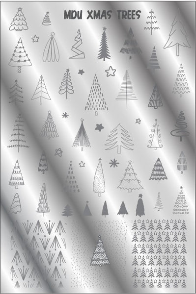 MDU XMAS TREES stamping plate